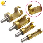 Набор титановых заглушек с круглым хвостовиком, 4 шт., сверла по дереву с отверстиями 6-16 мм, электроинструмент