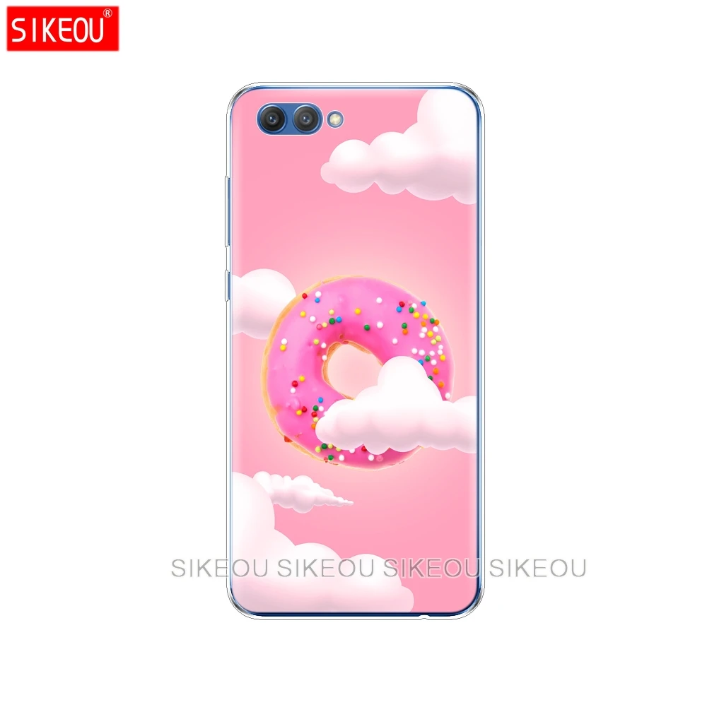 Silicone Cover phone Case for Huawei Honor 10 V10 3c 4C 5c 5x 4A 6A 6C pro 6X 7X 6 7 8 9 LITE Pizza French fries Doughnut food | Мобильные