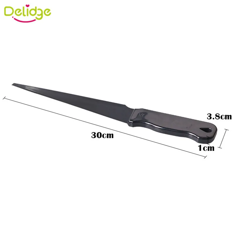 Delidge 1 шт. торт скребок для мастики ABS торт Масло лопатки кружева глазурь сахарное ремесло Резак помадка DIY нож для тостов