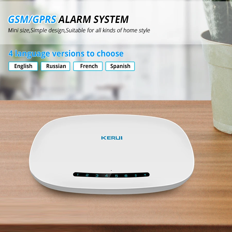 Домашняя GSM сигнализация KERUI охранная система безопасности с управлением через
