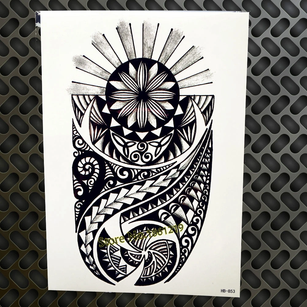 Large Black Biohazard Logo Temporary Tattoo For Men Women Fake Arm Tatoos Blade 21x15cm Body Art Waterproof Totem Sticker | Красота и