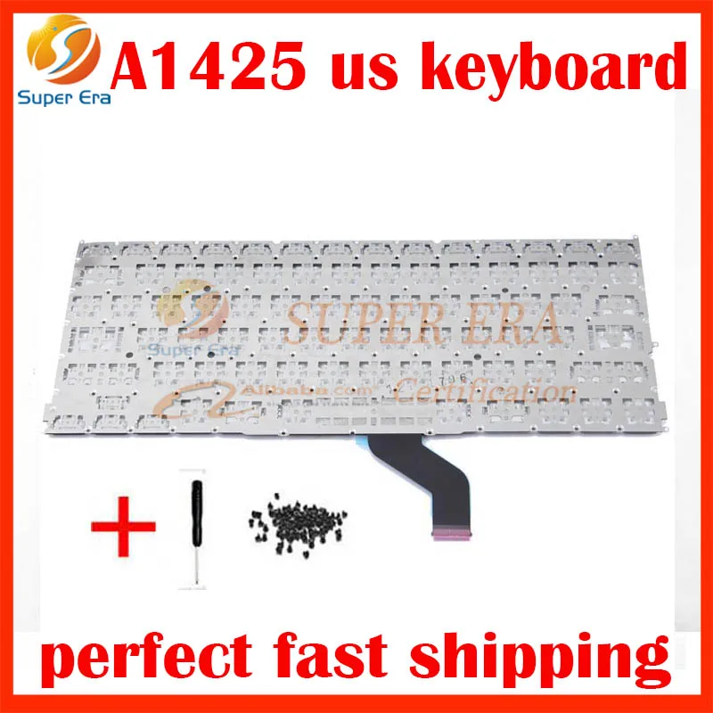10 шт./лот для Macbook Pro Retina 13 &quotA1425 MD212 MD213 ME662 американская Америка клавиатура без