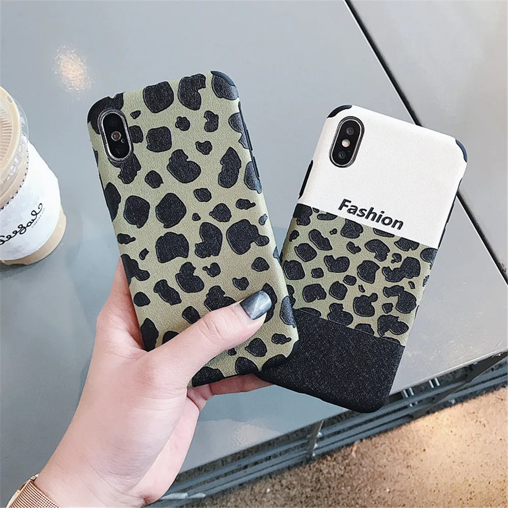 Популярный Новый Животный леопардовый чехол для пары IPhone7 8 6 6S Plus