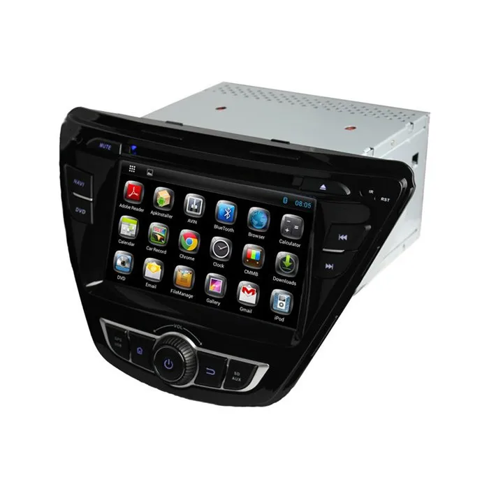 NEW!! Pure Android 4.22+Capacitive screen car dvd player for HYUNDAI Elantra 2014 +BT+GPS+Radio+WIFI+4GB map card gift | Автомобили и