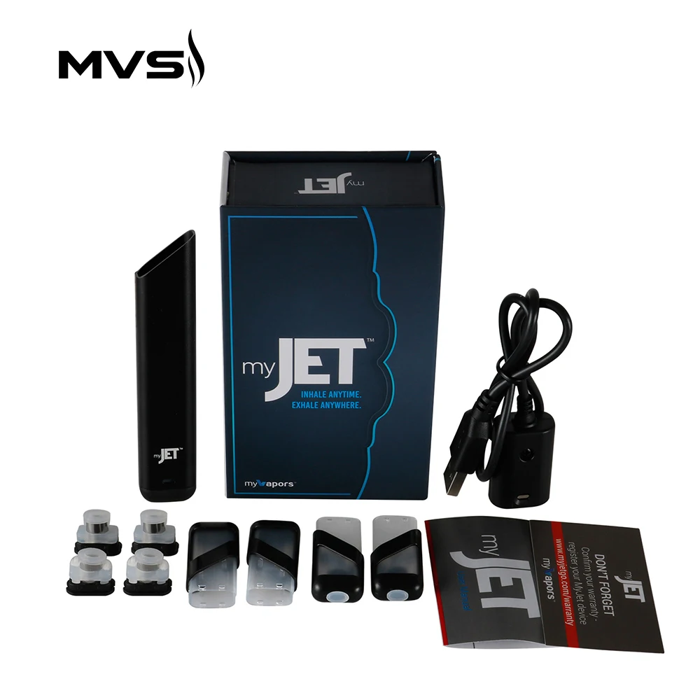 Стартовый набор MyVapors myJet с 4 открытыми незаполненными капсулами для электронных