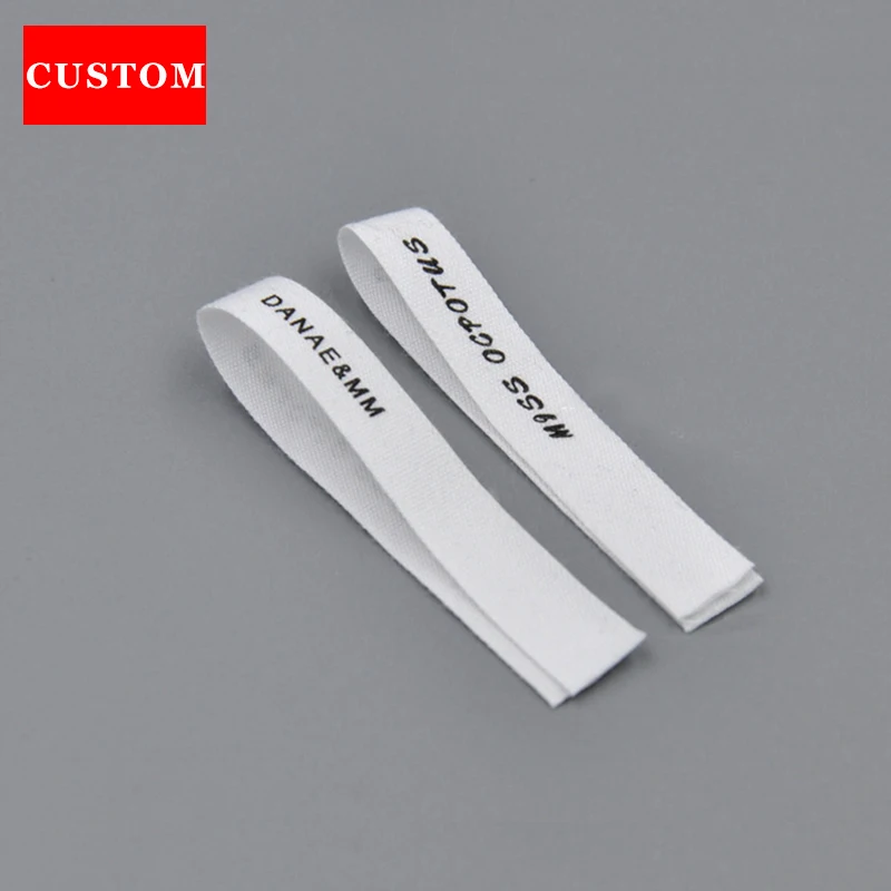factory customized made garment washing label white cotton clothing printed personalized labels sewing accessories | Дом и сад