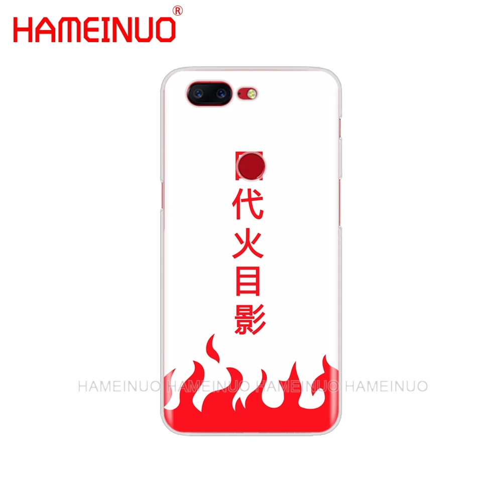 HAMEINUO аниме Наруто минималистский чехол для телефона для Oneplus one plus 6 5T 5 3t 2 X A3000 A5000 - Color: 90814