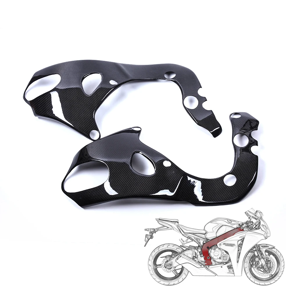 Для HONDA CBR 1000RR 2008- рамки из углеродного волокна протекторы твил глянцевая отделка
