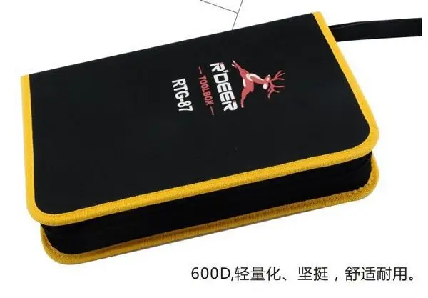 Высокое качество электронный инструмент кошелек на молнии для отвертки