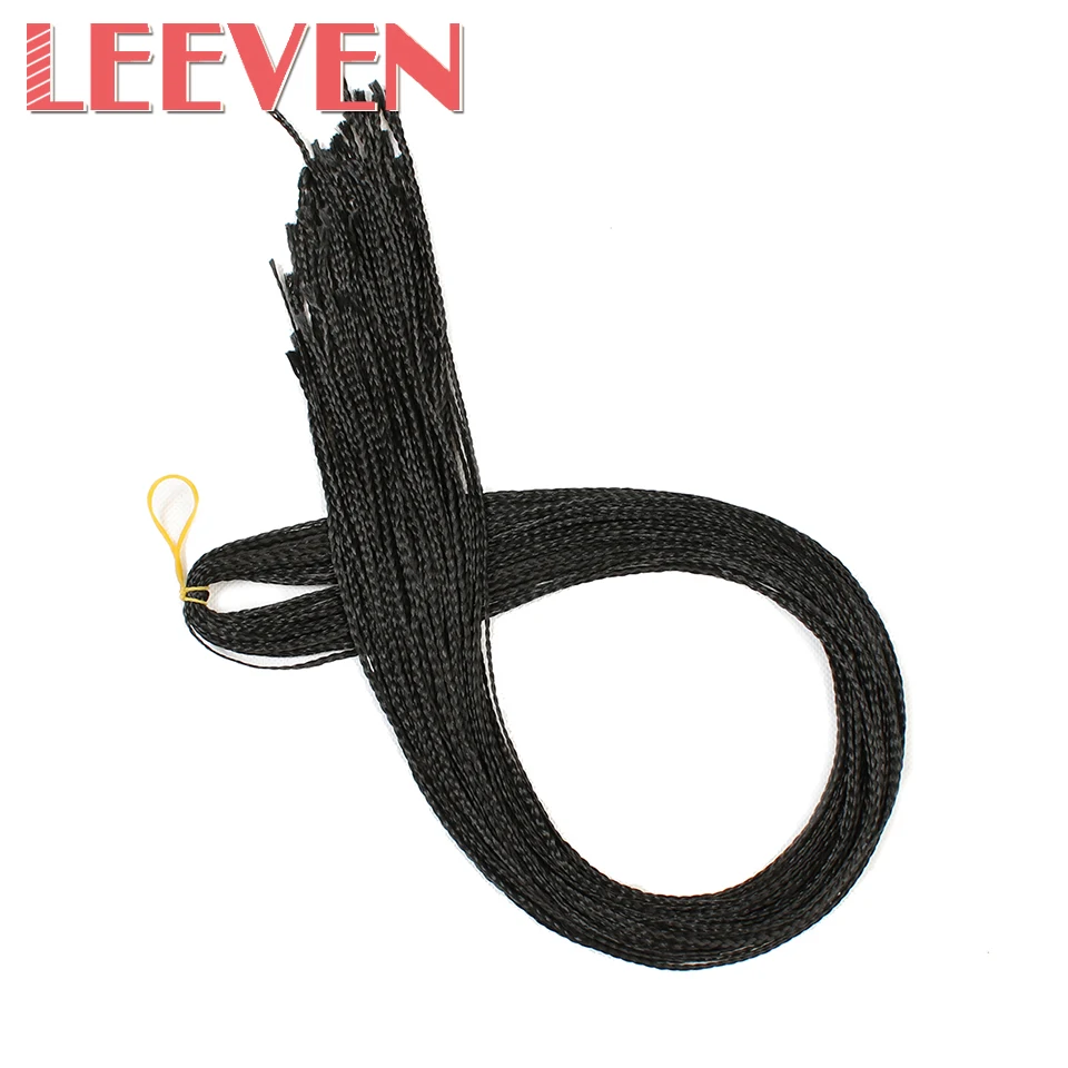 Leeven, 28 дюймов, косички, длинные, цветные, синтетические, Zizi Box, косички, вязанные, для наращивания волос, розовые, фиолетовые, 45 г