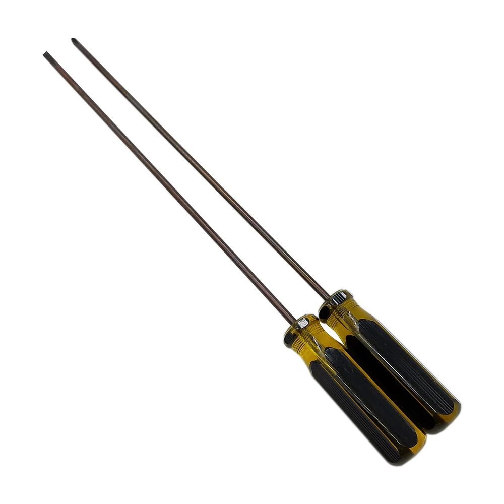 2PC Screwdriver Set Удлиненная отвертка крестовая отвертка с магнитным CRV 395 мм длина для швейной машины ремонт автомобиля ручной инструмент DIY - Цвет: 2PC Screwdriver Set