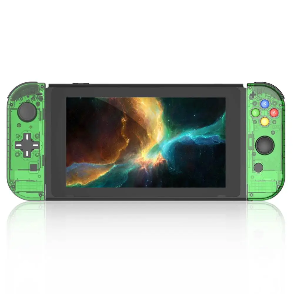 D-PAD версия) чехол для замены корпуса для kingd переключатель контроллер NS Joy-Con оболочка игровой консоли переключатель чехол - Цвет: Green whole set