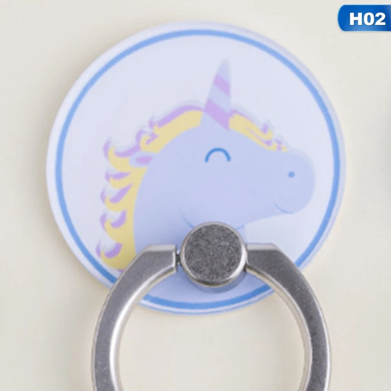 New Cartoon Unicorn Mobile Phone Ring Bracket For IPhone6s 7 8p X XR XS Max Mobile Phone Holders
