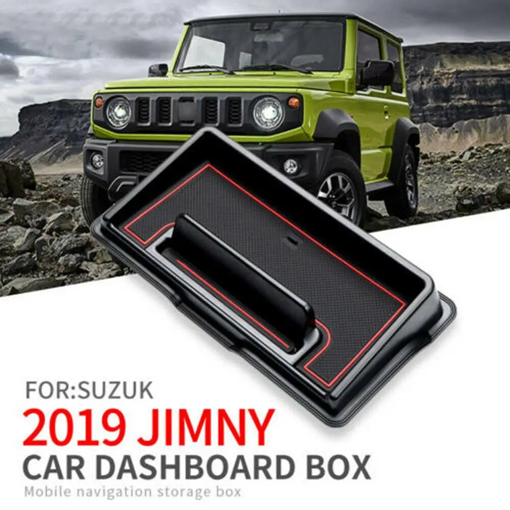 Car Dashboard Storage Box for Suzuki Jimny 2019 Multi-function Non-slip Phone Stand Bracket Console Tidying Organizer | Автомобили и