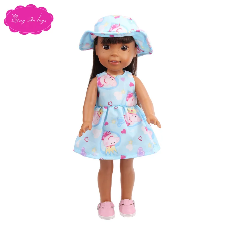 Кукольная одежда зеленый фиолетовый розовый голубой Платье с цветочным рисунком