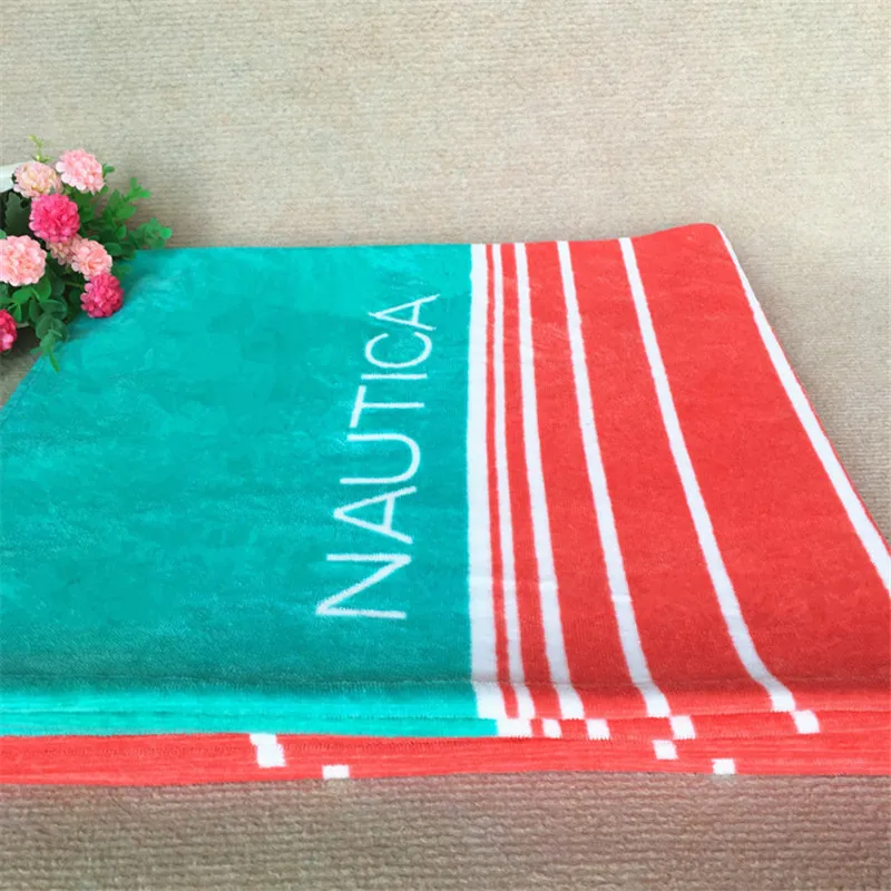 TATA Free Shipping Beach Towel 170*92cm 100% Cotton Swimwear Shower Absorbent Bath Gown Creative 2016 New Design | Дом и сад