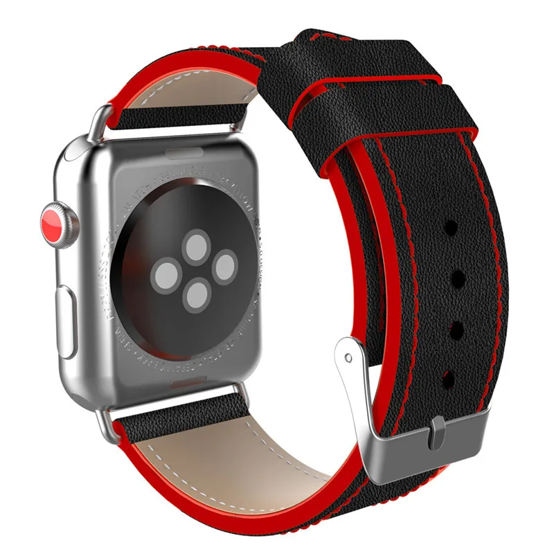 Кожаный ремешок Laforuta для Apple Watch Series 4 44 мм 40 женщин и мужчин iWatch 42 38 браслет|Ремешки
