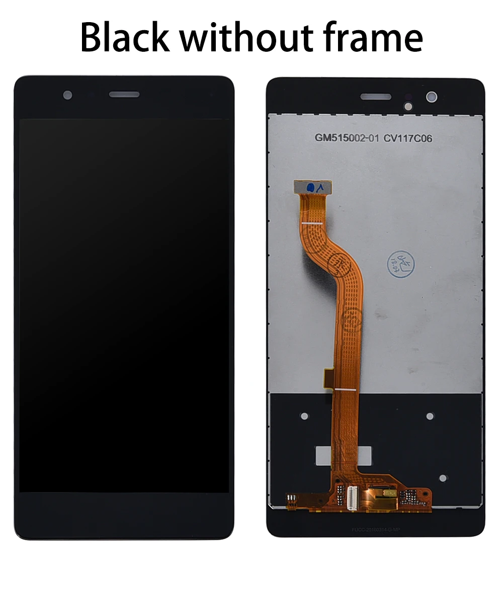 5," ips ЖК-дисплей для HUAWEI P9 дисплей сенсорный экран дигитайзер с рамкой для HUAWEI P9 дисплей EVA-L09 EVA-L19 ЖК-Ремонт