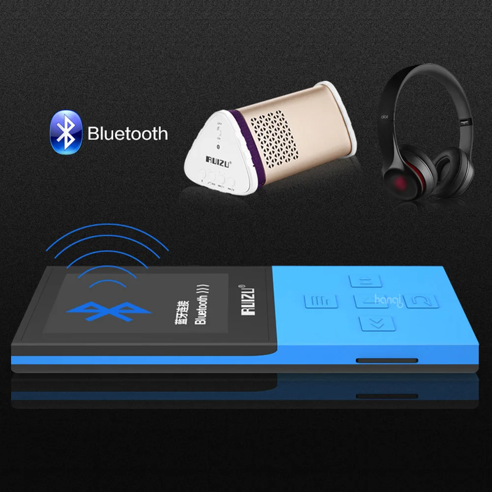2017 Оригинальный спортивный MP3 плеер RUIZU X18 8G с Bluetooth диктофон без потерь FM радио 4 0