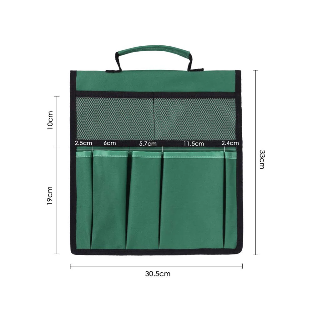 

Portable Multi-Pockets Folding Mesh Gardening Tool Storage Bag Handbag Organizer