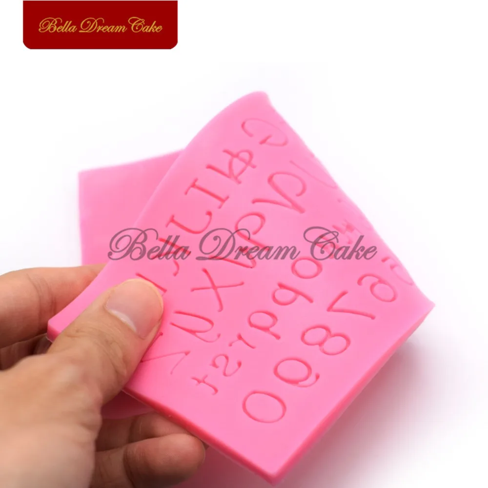 Алфавиты для английского рукописного письма силиконовая форма буквы и цифры