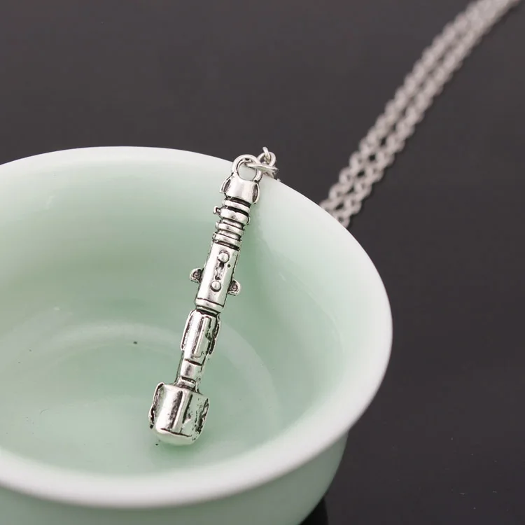2015 New Arrival Doctor Who Sonic Screwdrive Pendant Necklace12cs/lot Movie Jewelry High Quality | Украшения и аксессуары