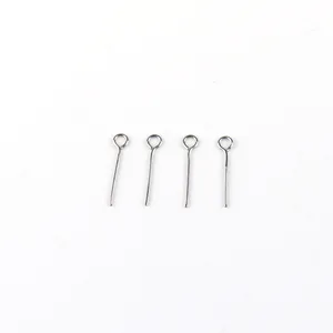 Ушной штифт для сережек, гипоаллергенный, нержавеющая сталь, толщина 100 мм, Длина 15-40 мм, 0,6 шт.лот