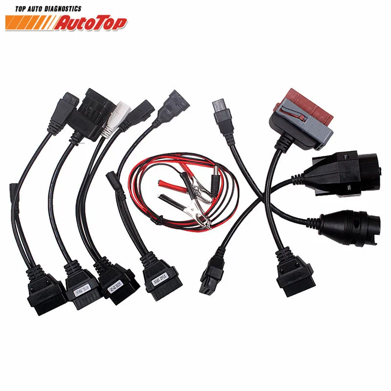 8 шт. автомобильные кабели для CDP Pro VD TCS OBD2 OBDII Автомобили диагностический инструмент кабели Авто Диагностика адаптер Кабельный разъем
