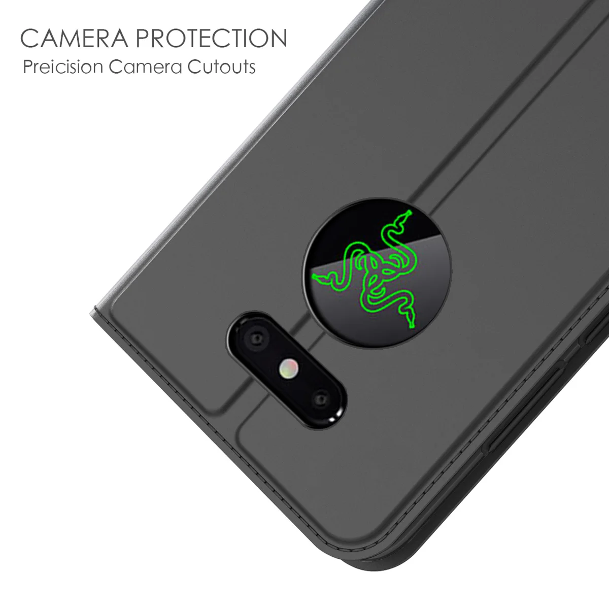 Чехол WIN для Razer Phone 2 Роскошный чехол из искусственной кожи с откидной подставкой