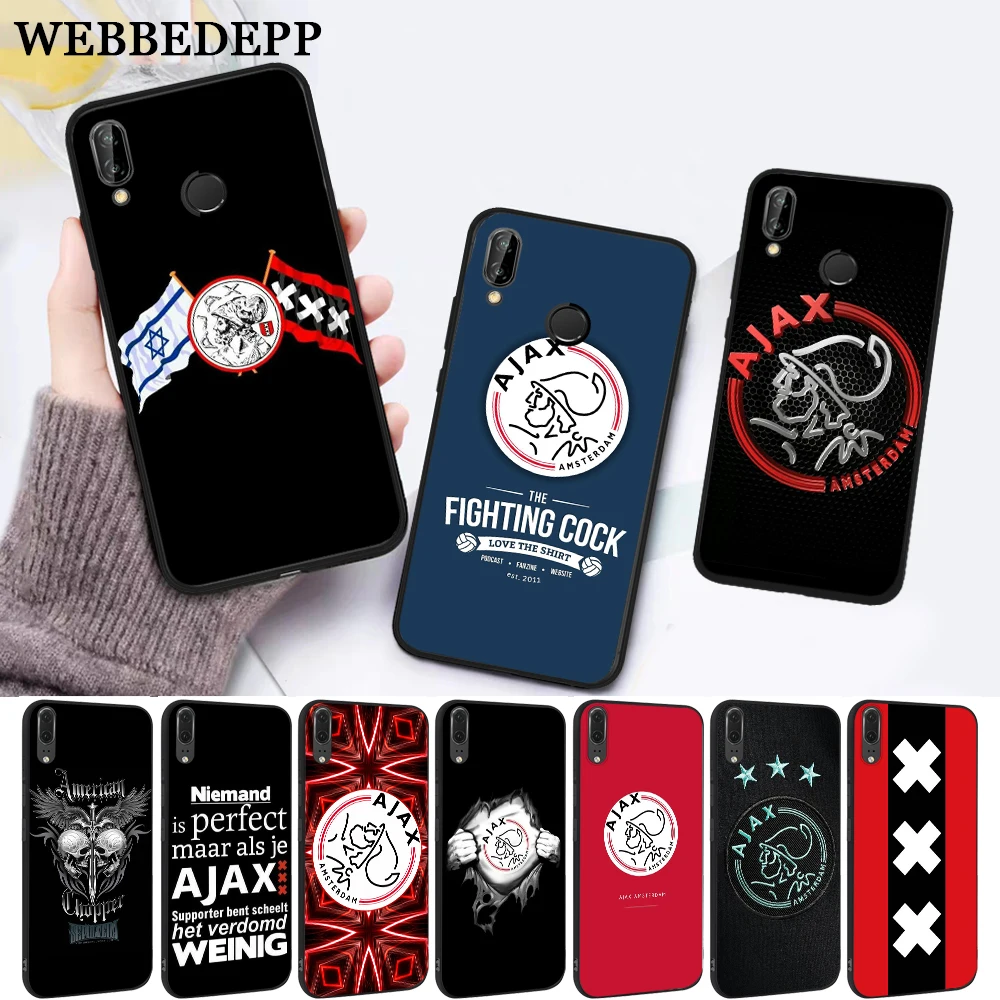 Силиконовый чехол Ajax Team для Huawei P8 Lite 2015 2017 P9 2016 Mimi P10 P20 Pro P Smart 2019 P30|Бамперы| |