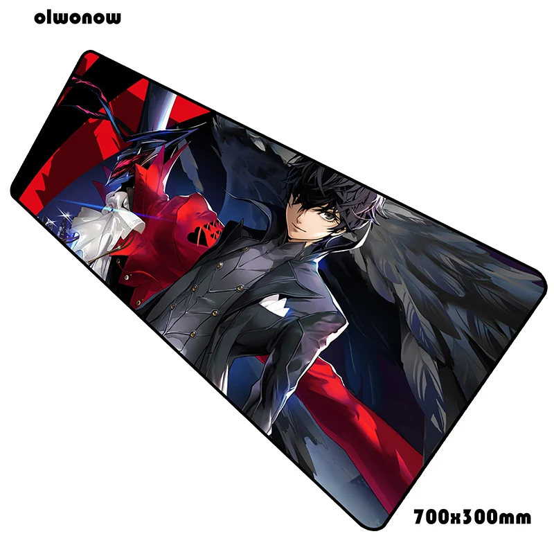 Persona 5 Коврик для мыши, 70x30 см, игровой коврик для мыши, аниме, милый офисный коврик для ноутбука, Настольный коврик, высококлассный коврик для игры, pc gamer, коврики