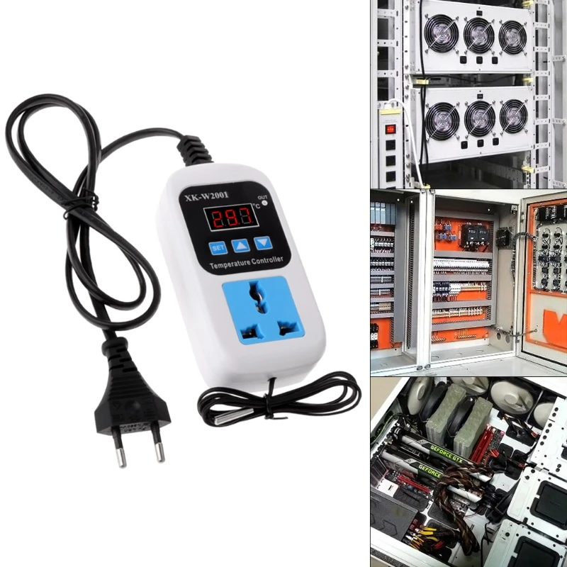 Digital Thermostat -50~110C Temperature Controller Switch AC110-220V with Socket 2019 | Обустройство дома