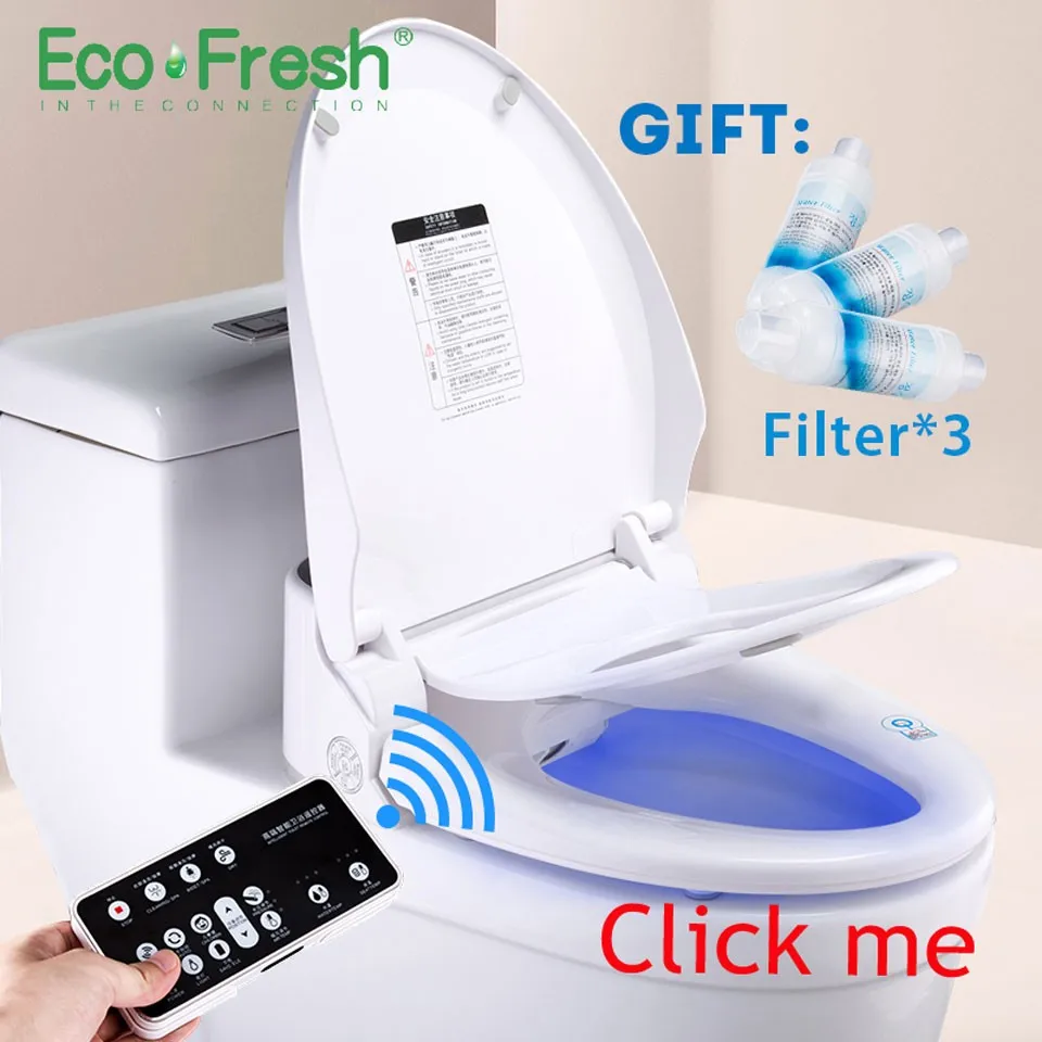 Ecofresh смарт-сиденье для унитаза washlet Электрический крышка биде интеллектуальные биде тепла чистой высыхание Массаж Уход за детьми женщиной Стариками