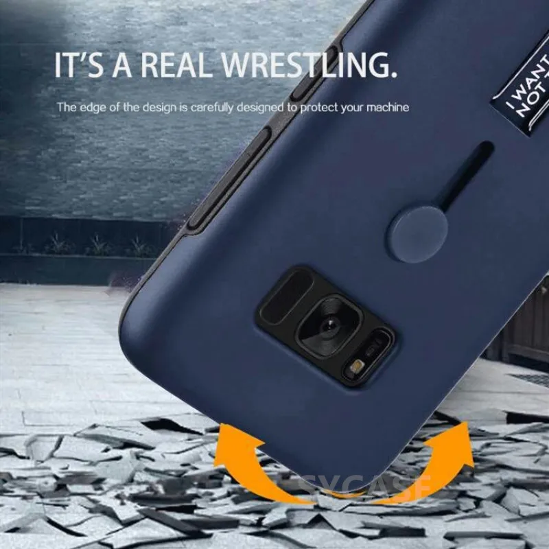 SYCASE Невидимый кронштейн чехол для телефона huawei Y Серии Y3 Y5 Y6 Y7 Y9 II Lite