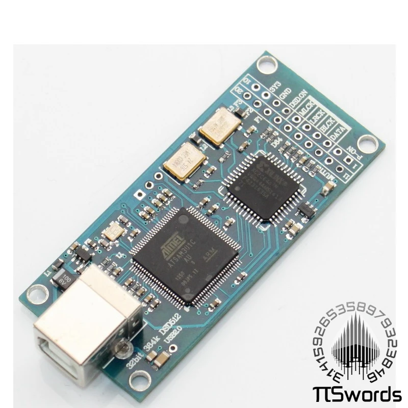 Piswords HIFI Combo 384 USB к цифровому интерфейсу I2S см. Amanero IIS поддержка DSD512 32 бит 384K выход