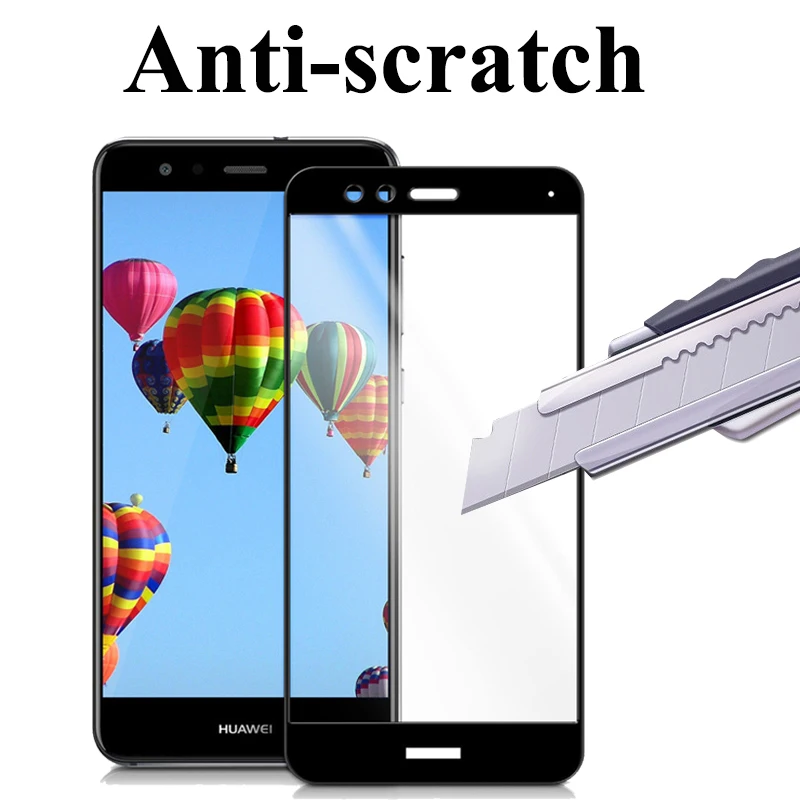 Защитное стекло 9H для Huawei P10 Lite Plus закаленное P10lite P10Plus p10 p 10 lite Защитная пленка