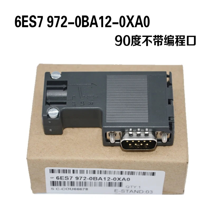 6ES7972 0BA12 0XA0 соединитель PROFIBUS для Siemens DP BUS до 12 м BIT/S без порта PG|connector importer|connector 4-pinbus