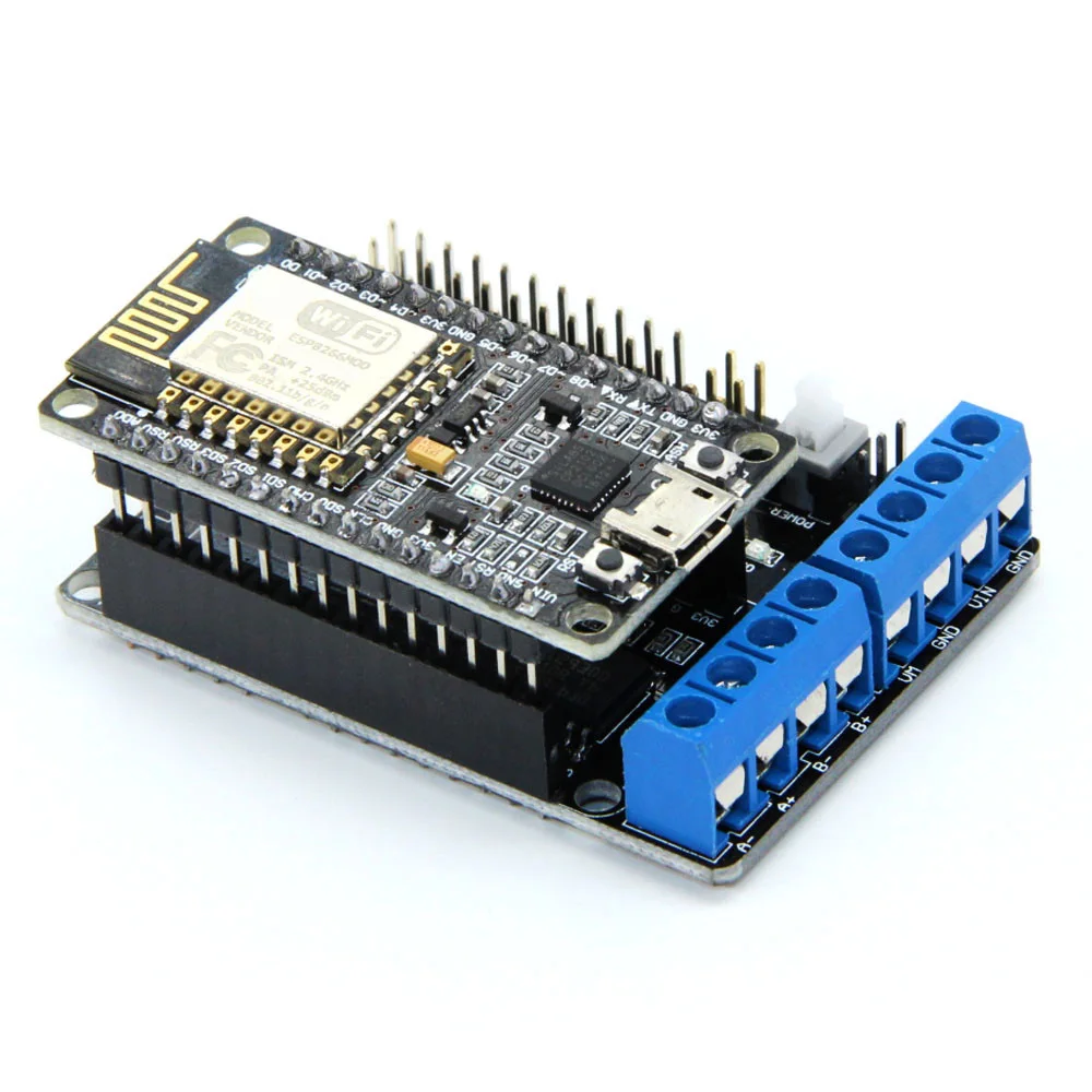 Макетный комплект для NodeMCU + Щит двигателя esp wifi esp8266 esp-12e 12e набор самостоятельной
