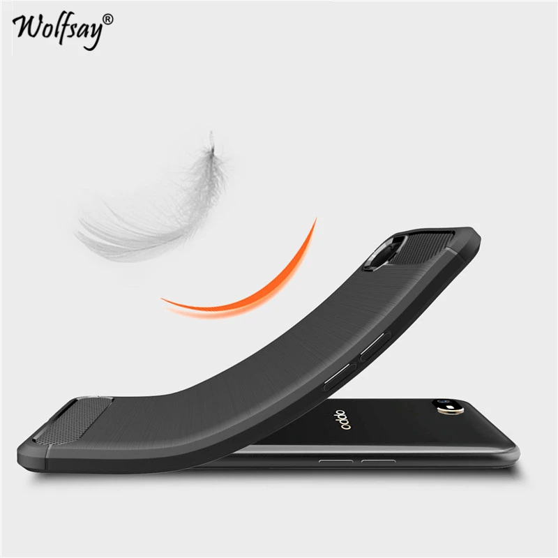 Чехол для OPPO A1K мягкий резиновый силиконовый защитный бампер телефона задняя