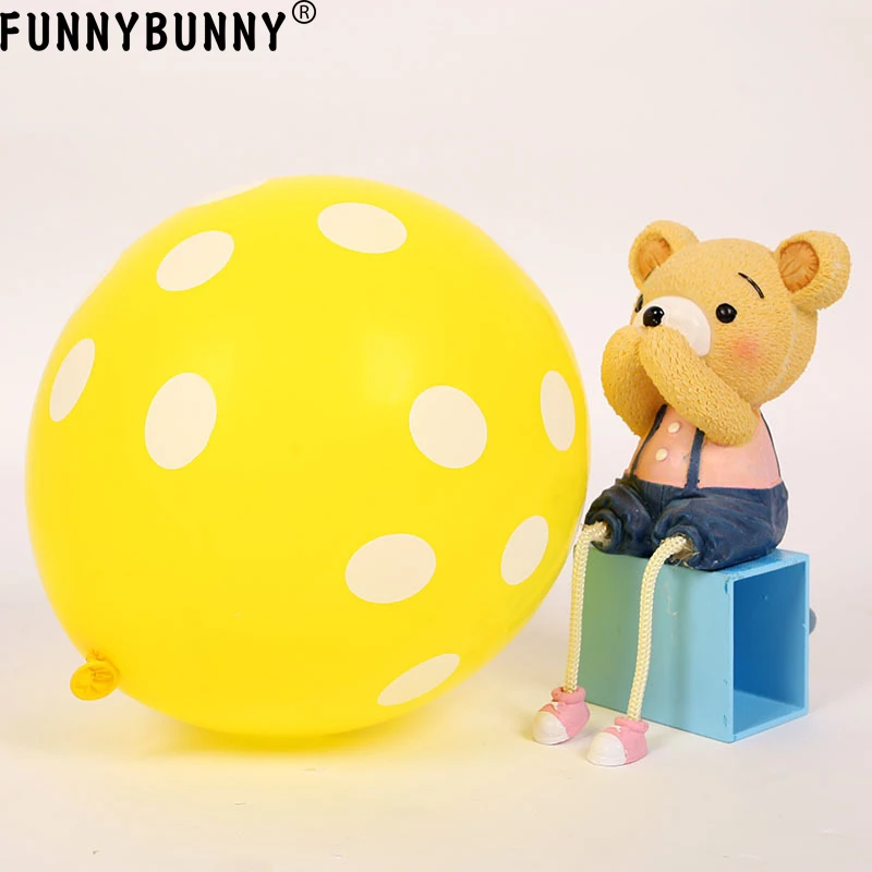 FUNNYBUNNY в горошек латексные воздушные шары для свадебной вечеринки теплое