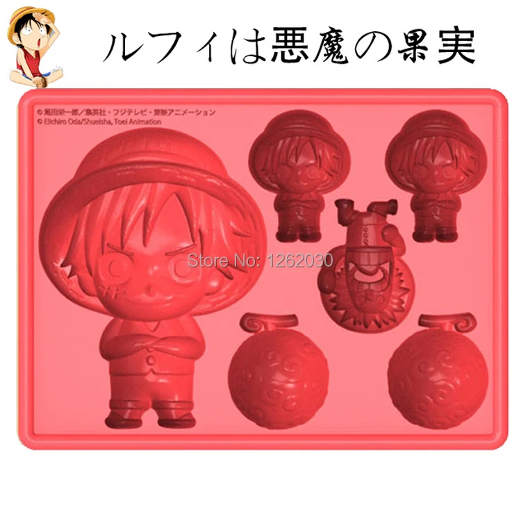 [С персонажами Монки Д лаффи] Одна деталь 3D стереоскопический силиконовая форма