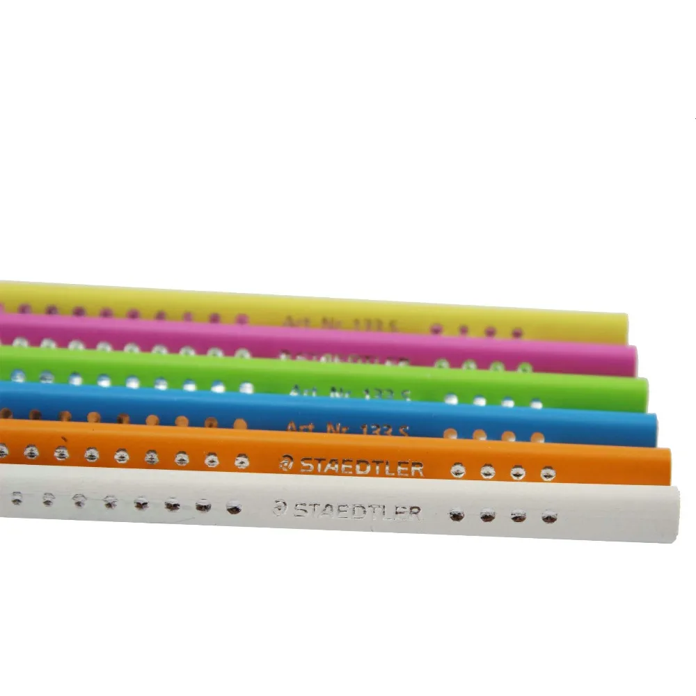 6 шт. Staedtler треугольный карандаш 133 S деревянный ТМ цветов рисование и эскизы