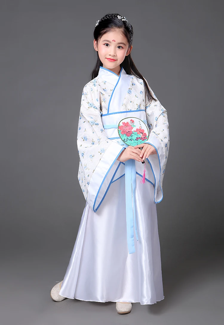 Новинка года; Детский костюм в китайском стиле; Hanfu Disfraz сказочное платье для девочек в стиле династии Тан; Королевское Платье принцессы Hanfu для выступлений