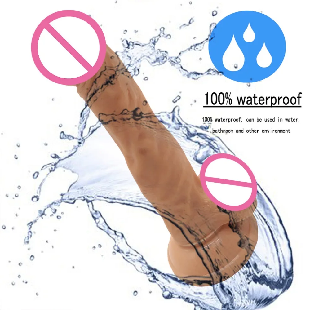 Медицинский фаллоимитатор с присоской для мастурбации маленькое яйцо Вагина