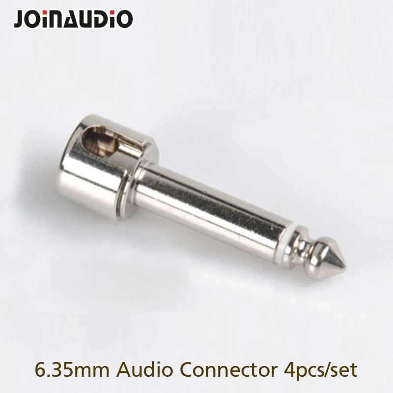 JOINAUDIO Мужской Аудио разъем 6 35 мм 1/4 &quotмоно (4 шт. для 1 комплекта)|Аксессуары
