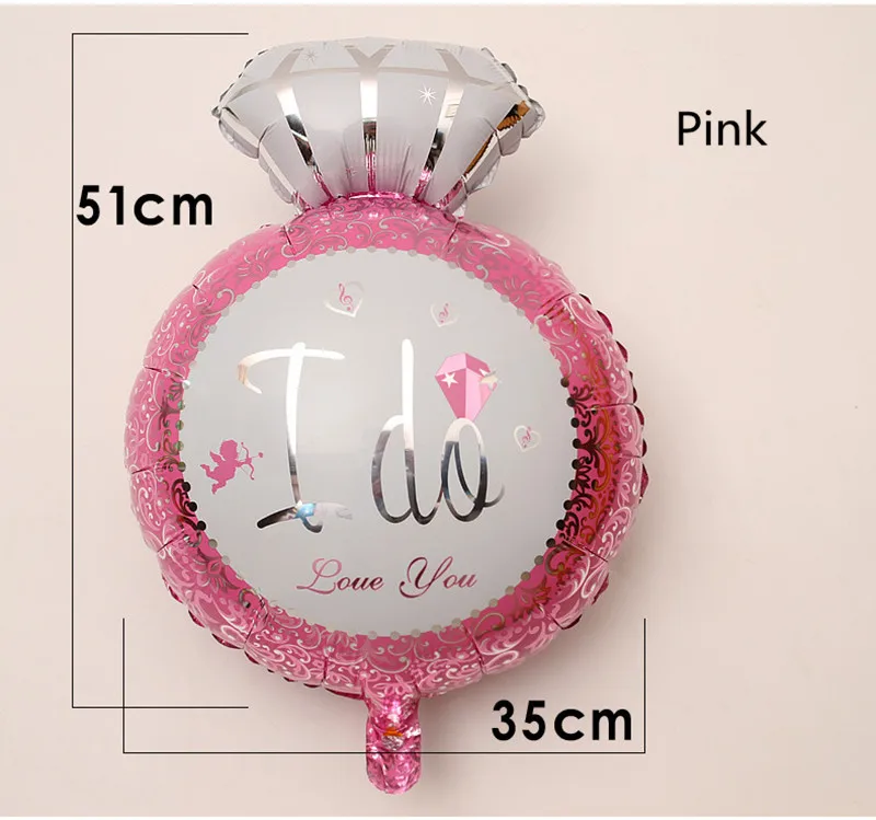 Оптовая продажа 20 штук свадебные шары для украшения &quotя&quot перстень украшенный