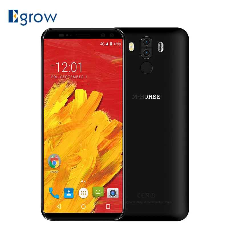 М лошадь чистый 3 5 7 &quotHD + 18:9 Дисплей 4 г смартфон MTK6763 Octa Core Android 1 ГБ 64 4000 мАч Quad