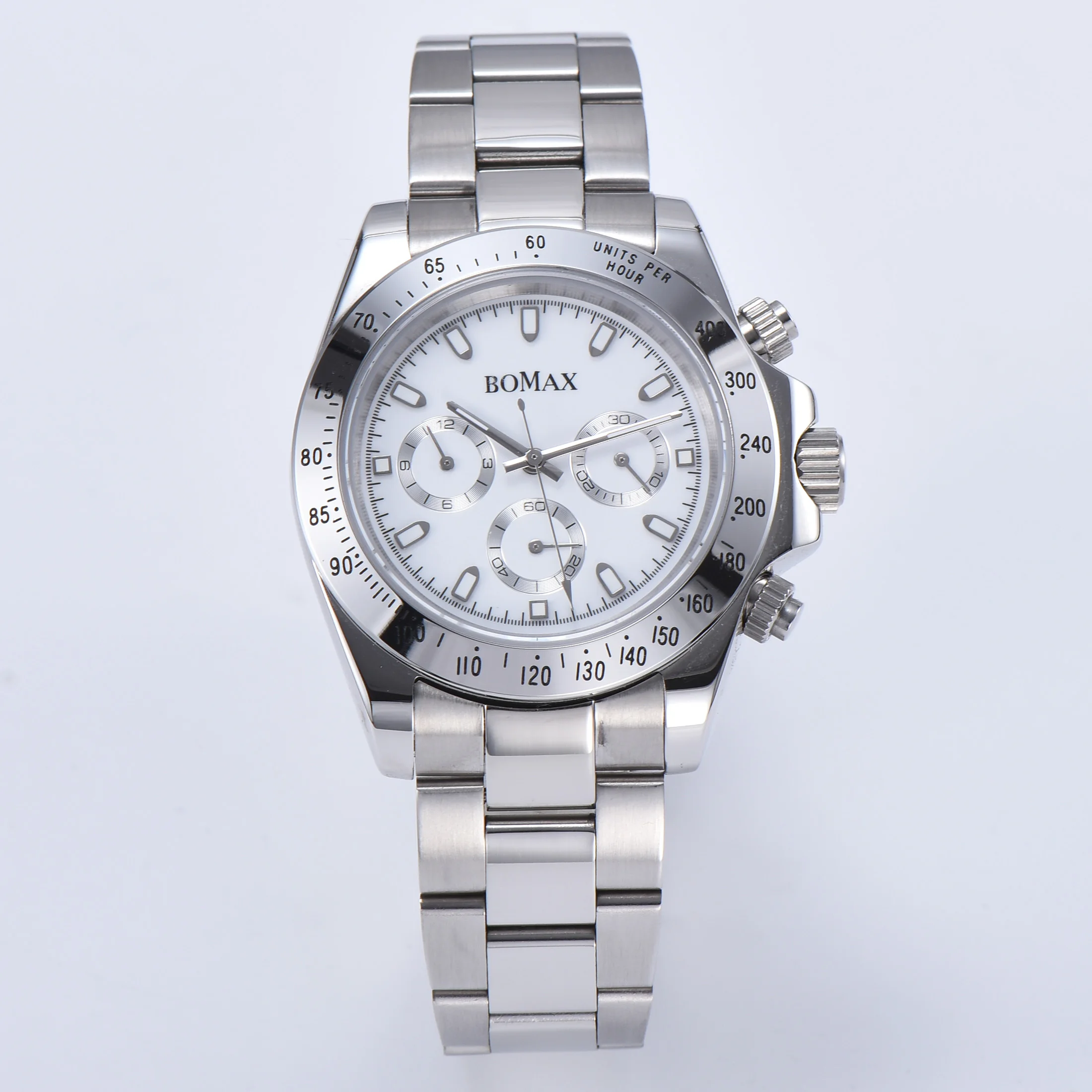 Часы с автоматическим механизмом 39 мм сапфировое стекло стальной браслет