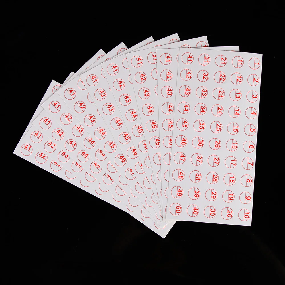 400/500 шт алмазное Краски номер показания наклейки Пустые бирки посылка этикетка