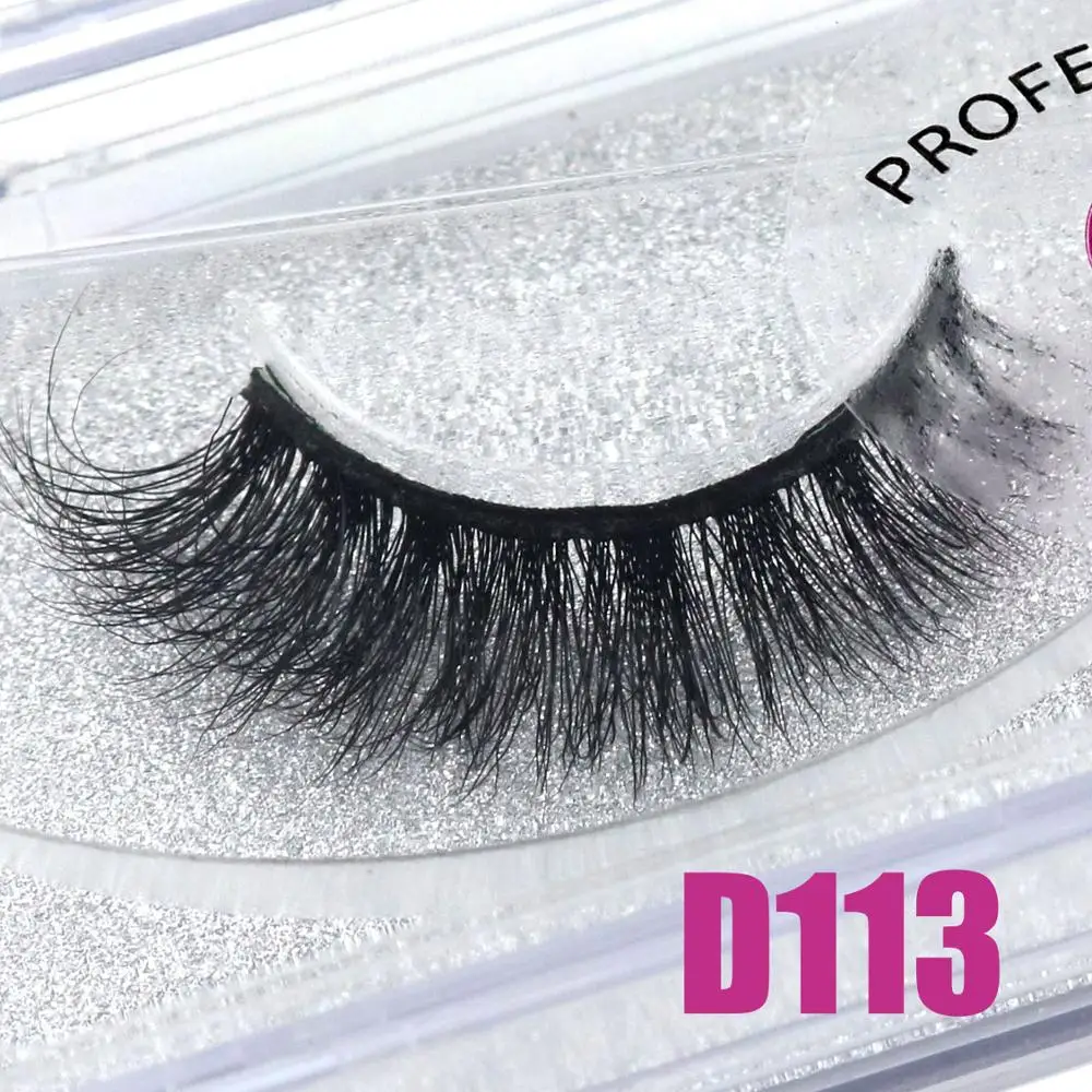 LASGOOS 11 мм короткие норковые накладные ресницы 3D для ежедневного использования